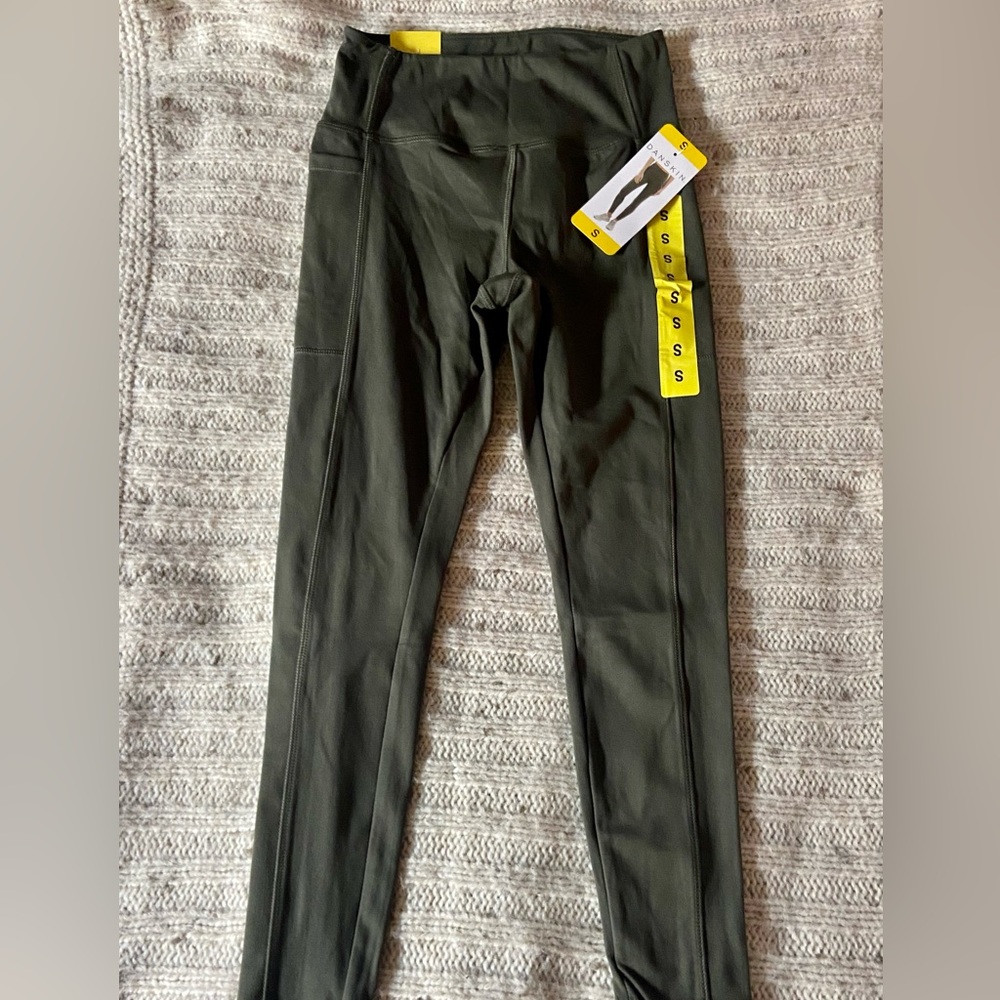 NWT Danskin Army Green Leggings